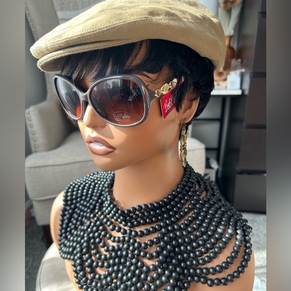 Bob Mackie Accessories - ✨NWT Bob Mackie Bold Mauve frame Gold trim Sunglasses